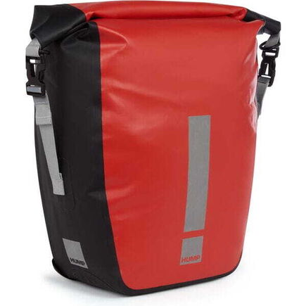 HUMP Reflective Waterproof 30L Single Pannier Red click to zoom image