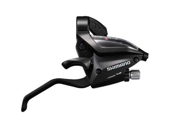 SHIMANO ST-EF500 EZ fire plus STI set, 2-finger lever, 3 x 8-speed, black click to zoom image