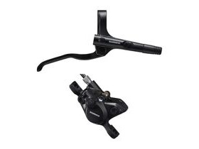 SHIMANO BR-MT200 / BL-MT200 bled brake lever/post mount calliper, black, front right