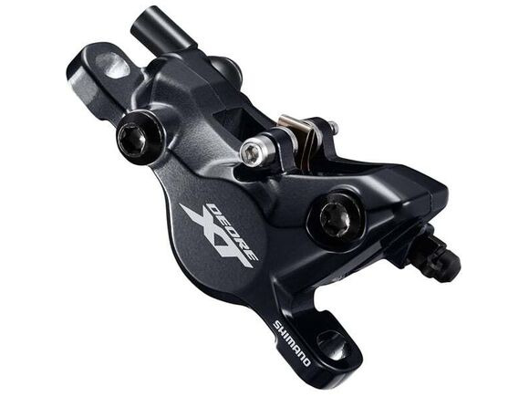 SHIMANO BR-M8100/BL-M8100 XT bled brake lever/post mount calliper, rear left click to zoom image