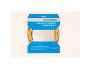 SHIMANO Road gear cable set with SIL-TEC coated inner wire  Yellow  click to zoom image
