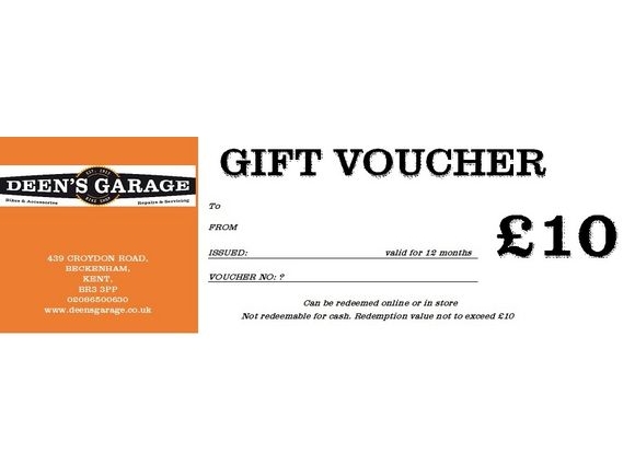 DEENS £10 VOUCHER click to zoom image