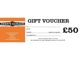 DEENS £50 VOUCHER