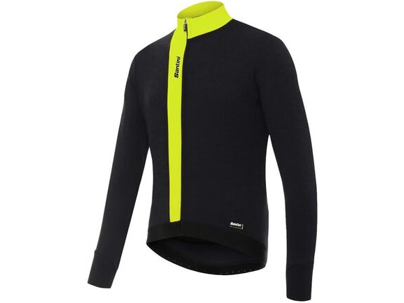 SANTINI Origine Winter Long Sleeve Jersey Yellow click to zoom image