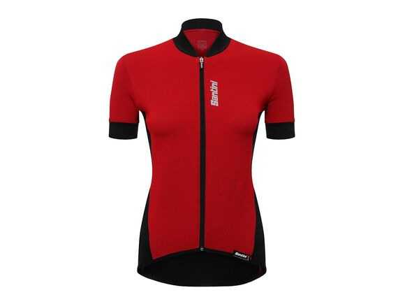 SANTINI Women's Brio Short Sleeve Jersey 2019 Red click to zoom image