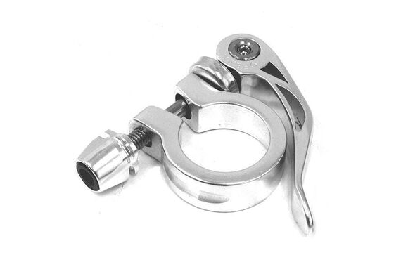 ETC Quick Release Seat Clamp Silver 31.8mm click to zoom image