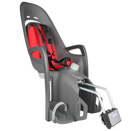 HAMAX Zenith Relax Child Bike Seat Grey/Red click to zoom image