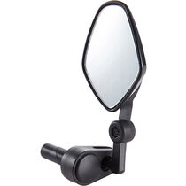 M PART Commute mirror internal bar-end clamp black