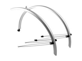 M PART Commute full length mudguards 700 x 46mm silver