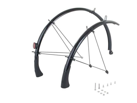 M PART Primo full length mudguards 700/27.5 x 60mm black click to zoom image