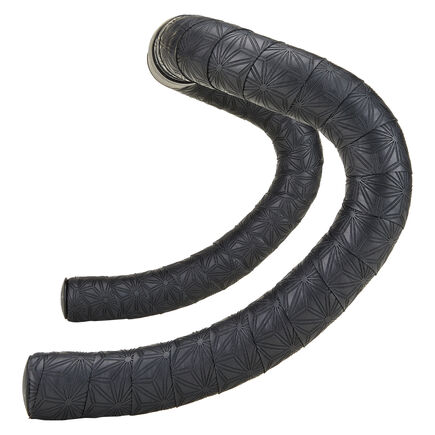 SUPACAZ Sticky Kush Classic Bar Tape Black + Ano Black Plugs click to zoom image