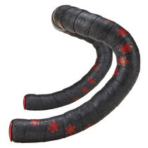 SUPACAZ Sticky Kush Galaxy Bar Tape Red Stars + Ano Red Plugs