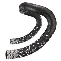 SUPACAZ Sticky Kush Star Fade Bar Tape White + Ano Black Plugs