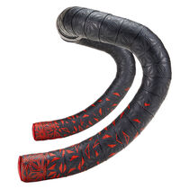 SUPACAZ Sticky Kush Star Fade Bar Tape Red + Ano Red Plugs