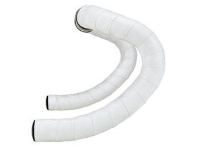 SUPACAZ Sticky Kush Classic Bar Tape White + Ano Black Plugs