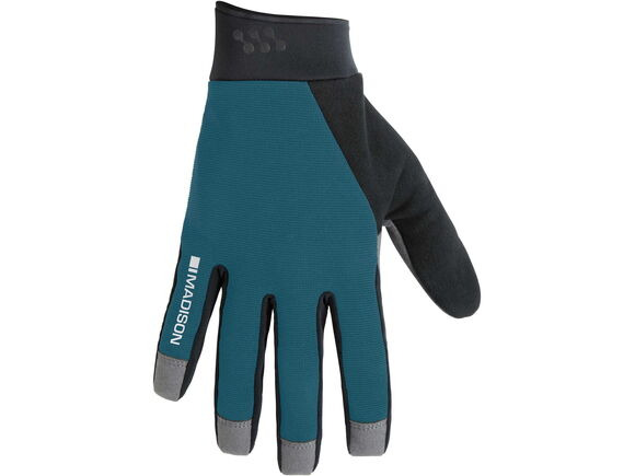 Madison Freewheel Gel Pad Trail Gloves, lake blue click to zoom image