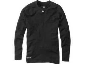Madison Isoler mesh men's long sleeve baselayer, black
