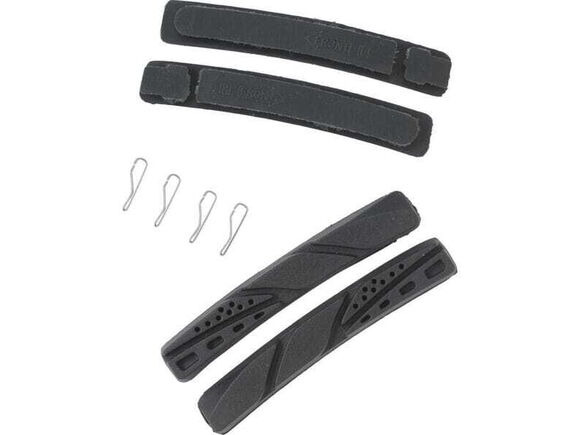 AZTEC V-type insert brake blocks standard, pack of 2 pairs Charcoal click to zoom image