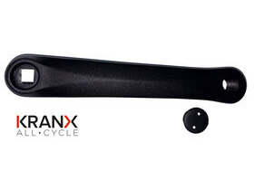 KranX Alloy L/H Crank Square Taper in Black