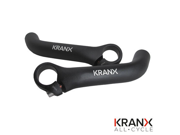 KranX Alloy Ski Bar Ends in Black click to zoom image