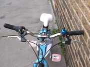 SECOND HAND Raleigh Pop 18 Light Blue click to zoom image
