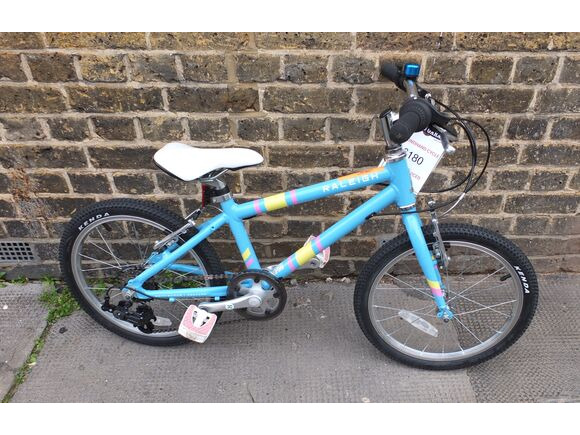 SECOND HAND Raleigh Pop 18 Light Blue click to zoom image