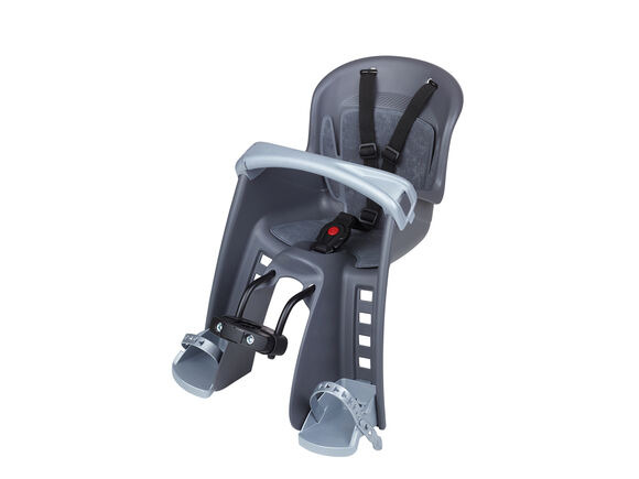 Polisport Bilby Junior Front Child Seat in Grey/Silver click to zoom image