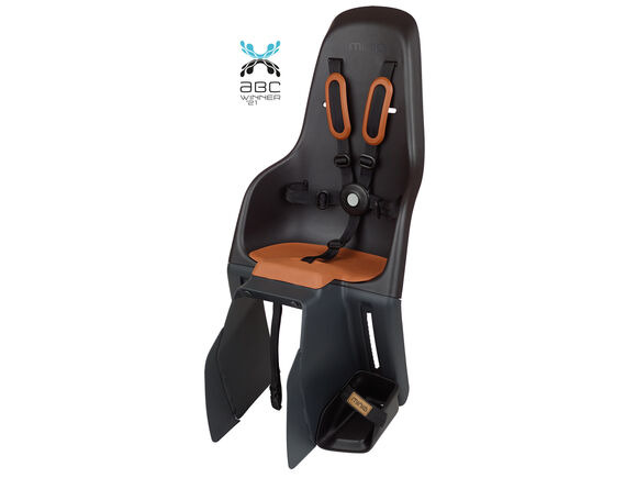 Polisport Minia Compact Adjustable CFS (Carrier Fit) Child Seat in Black click to zoom image