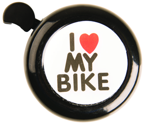 ADIE I Love My Bike Black Classic Bell click to zoom image
