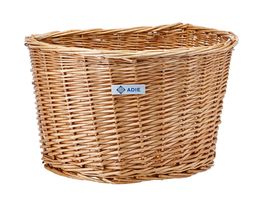 ADIE 16" D-shape Wicker Basket