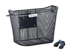 ADIE Mesh Basket in Black Includes Snap Fit Bracket
