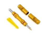 Dynaplug Racer Pro tubeless bicycle tyre repair kit Gold click to zoom image