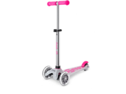 MICRO Mini Micro Deluxe LED Scooter  Flux Pink  click to zoom image