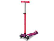 MICRO MAXI MICRO DELUXE LED SCOOTER Neon Pink click to zoom image