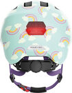 ABUS Smiley 3.0 LED Kids Leisure Helmet in Blue Rainbow click to zoom image