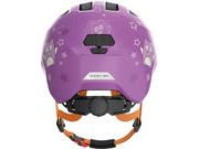 ABUS Smiley 3.0 Kids Leisure Helmet Purple Stars click to zoom image