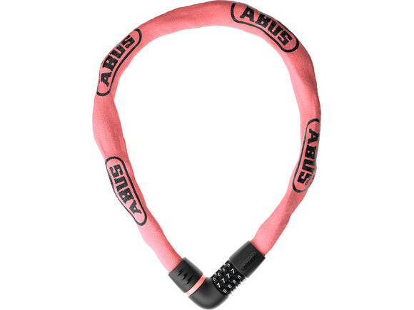 ABUS Tresor '26 - 6807C/110 Combi Chain Lock in Rose Blush click to zoom image