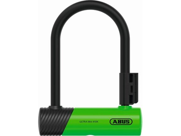 ABUS Ultra Mini Ultimate 410 U-Shackle Lock 140mm (Silver Sold Secure) click to zoom image