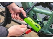 ABUS Ultra Mini Ultimate 410 U-Shackle Lock 180mm + 10/120 Cobra Cable (Silver Sold Secure) click to zoom image