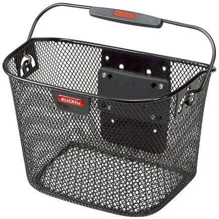 RIXEN KAUL Mini Handlebar Basket Black click to zoom image