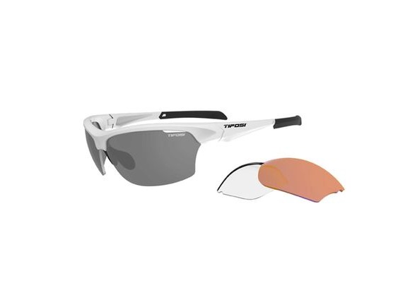 TIFOSI Intense Interchangable Lens Sunglasses Matt White click to zoom image