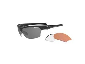 TIFOSI Intense Interchangable Lens Sunglasses Matt Black