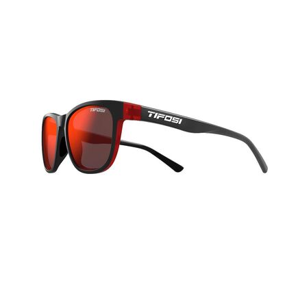 TIFOSI Swank Single Lens Eyewear 2019 Crimson/Onyx/Smoke Red click to zoom image