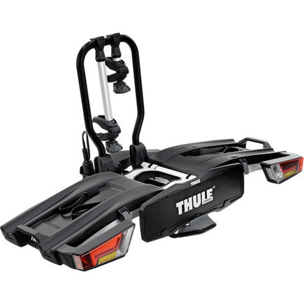 THULE 933 EasyFold XT 2-bike towball carrier with AcuTight torque knobs 13-pin click to zoom image