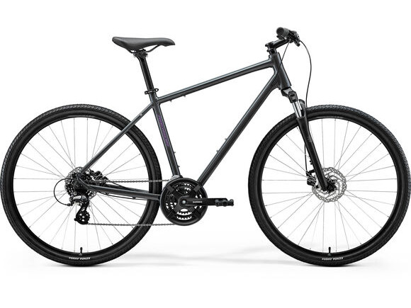 MERIDA Crossway 10 - Glossy Cool Grey (Purple) - MY26 click to zoom image