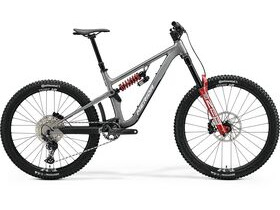 MERIDA One-Sixty FR 800 - Silk Gunmetal Grey (Red/White) - MY26